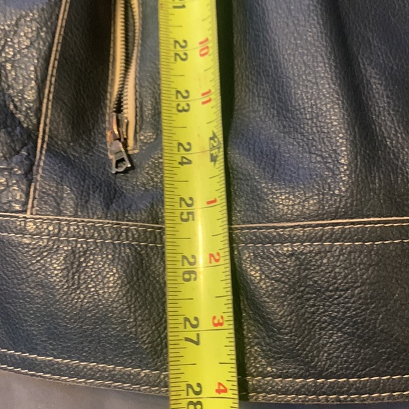 TOMMY HILFIGER LEATHER JACKET - Picture 6 of 7